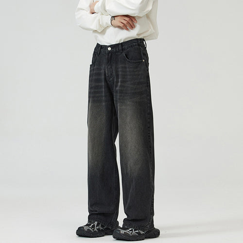 Herren Weite Baggy-Jeans im Vintage-Look mit Five-Pocket-Schnitt Echo Archiv