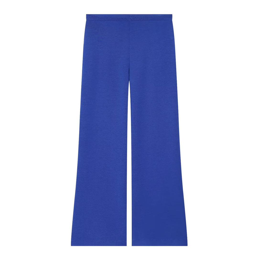 Damen Weite High‑Waist Jersey-Hose mit Tunnelzug und weitem Bein Echo Archiv