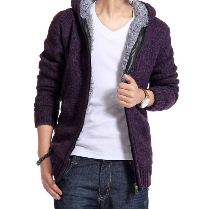 Herren kuschelige Strickjacke mit hochwertigem Innenfutter Echoarchiv