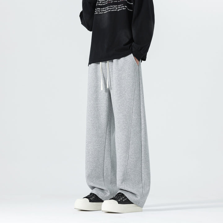 Herren Extraweite Sweatpants im Palazzo‑Look mit Tunnelzugbund und Seitentaschen Echo Archiv