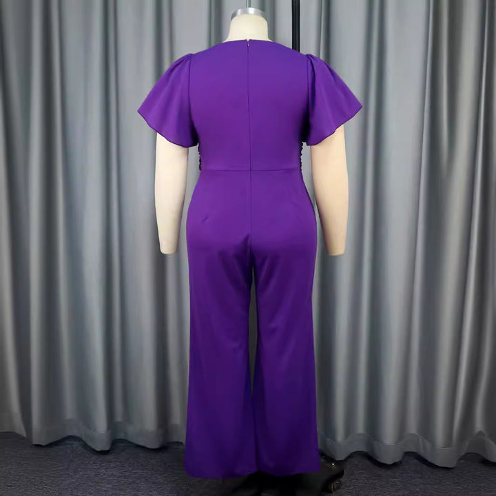 Damen eleganter Jumpsuit mit dekorativer Schleifenapplikation Echo Archiv