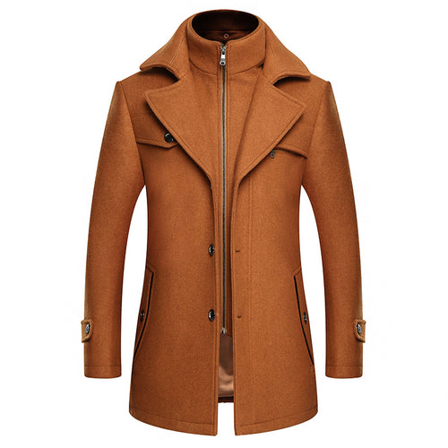 Herren Elegante und stilvolle Wolljacke Echo Archiv