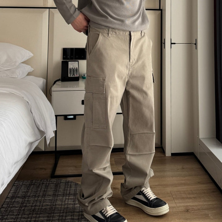 Damen Modische Cargo-Hose mit weitem Schnitt Echo Archiv