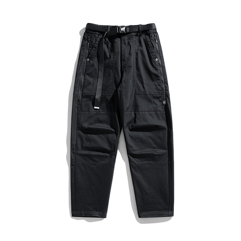 Herren Tapered Utility-Cargohose mit integriertem Webgurt, Kniepaneelen und Reißverschlusstaschen Echo Archiv