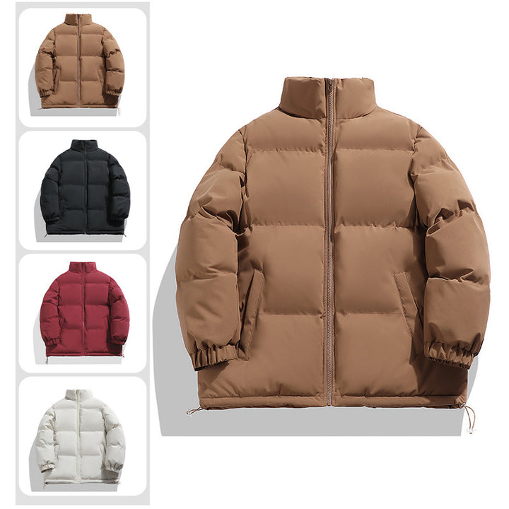 Herren Ultra-Warm Stepp-Funktionsjacke mit hohem Stehkragen, Kordelzug-Saum und elastischen Bündchen – Taviero