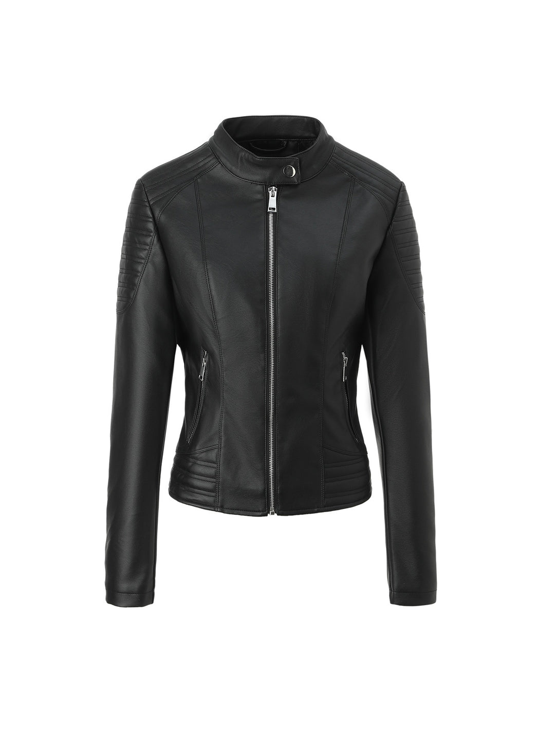 Damen Modische Kunstlederjacke Echo Archiv