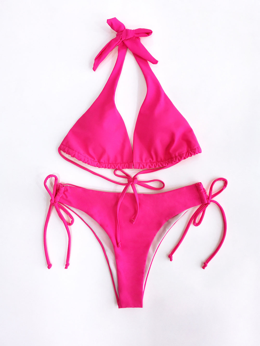 Damen Triangel-Bikini mit hohem Komfort und verspielten Bindebändern Echo Archiv