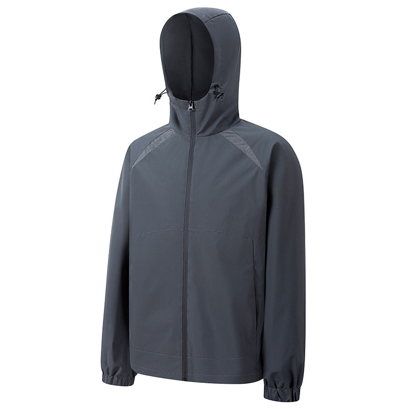 Herren Atmungsaktive Sportjacke mit Kapuze Echo Archiv