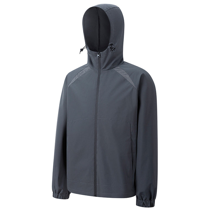 Herren Atmungsaktive Sportjacke mit Kapuze Echo Archiv