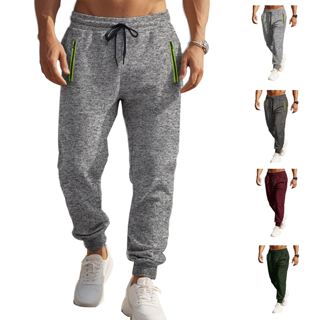 Herren Sportliche Jogginghose mit seitlichen Reißverschlusstaschen Echoarchiv