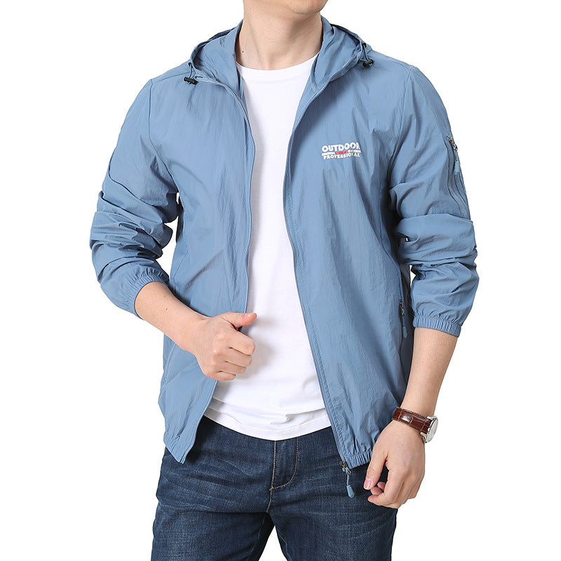 Herren Sportliche und winddichte Outdoor-Jacke Echo Archiv