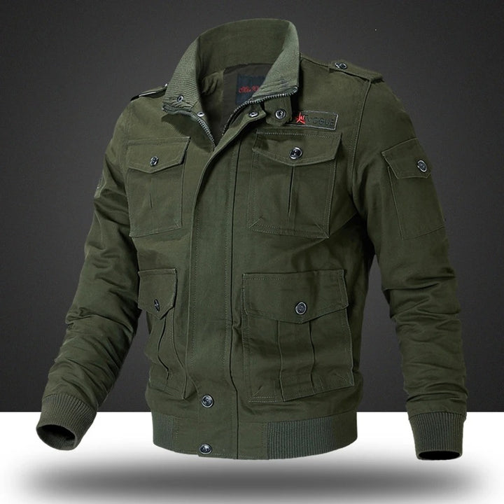 Herren Militärjacke mit zahlreichen Taschen Echo Archiv