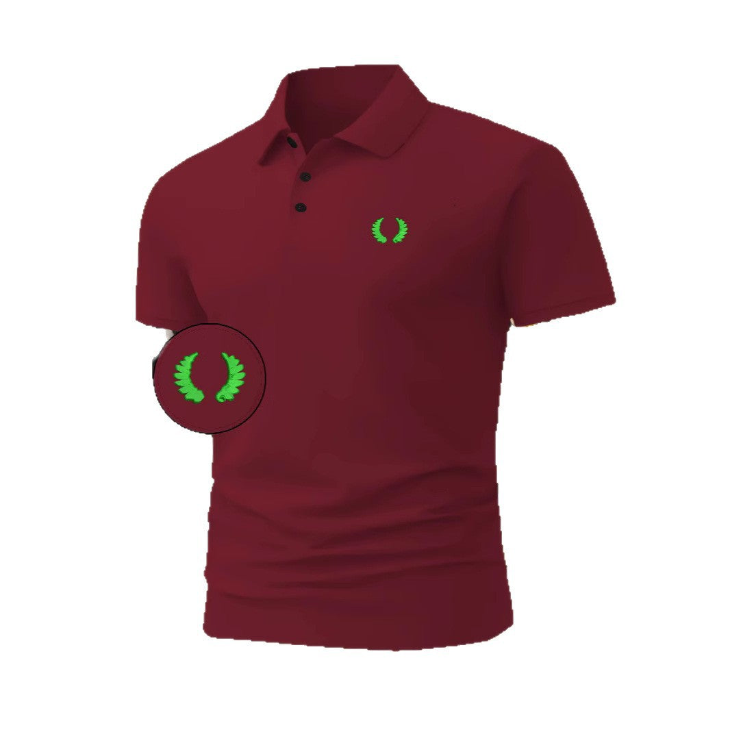 Herren Poloshirt mit klassischem Design und atmungsaktivem Stoff Echoarchiv