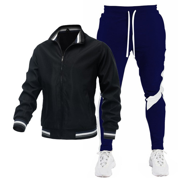 Herren Sportliches Trackjacke und Jogginghose Set Echo Archiv