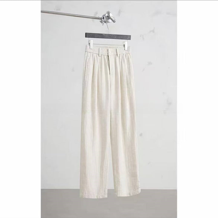 Damen Weitgeschnittene Leinenhose Echo Archiv
