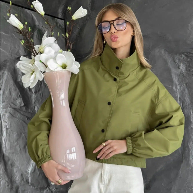 Damen Modische Oversized Jacke – Célinea