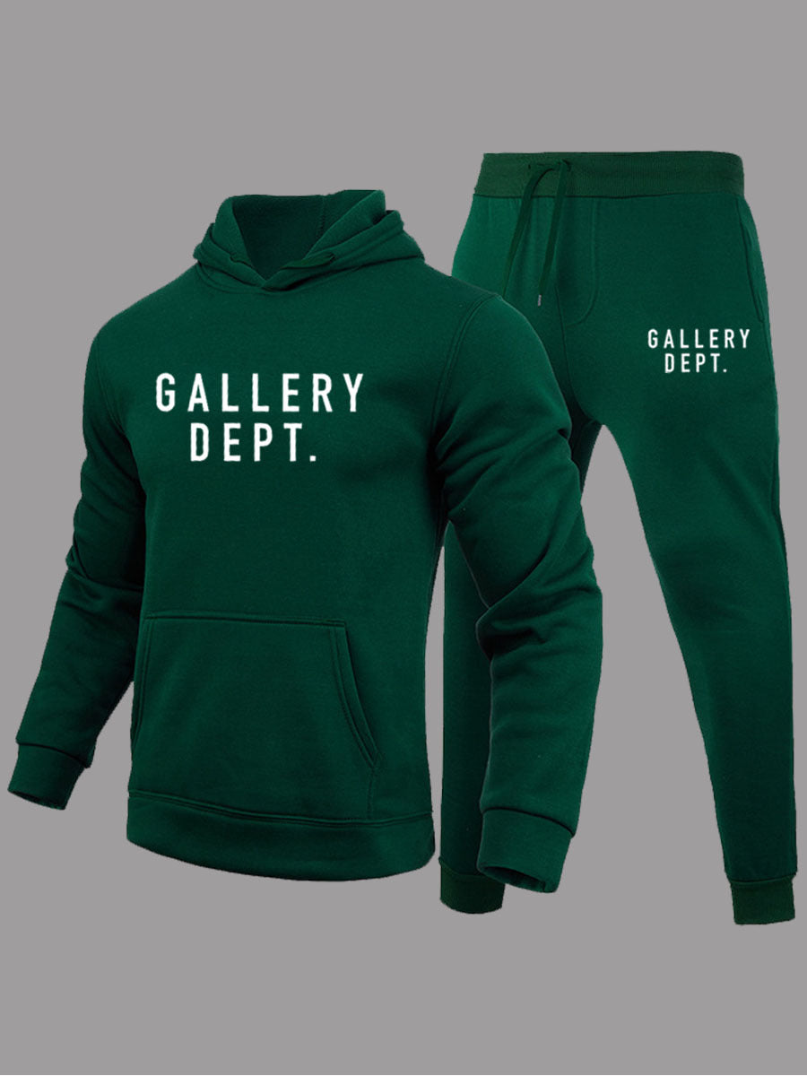 Herren Sweatshirt und Jogginghose Set mit modernem Logo Echoarchiv
