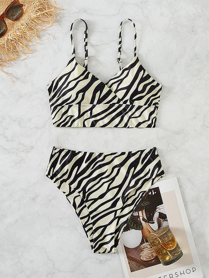 Damen Triangel-Bikini mit schickem Wickeloberteil Echo Archiv