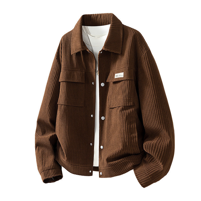 Herren elegante Utility-Jacke aus Cord Echo Archive