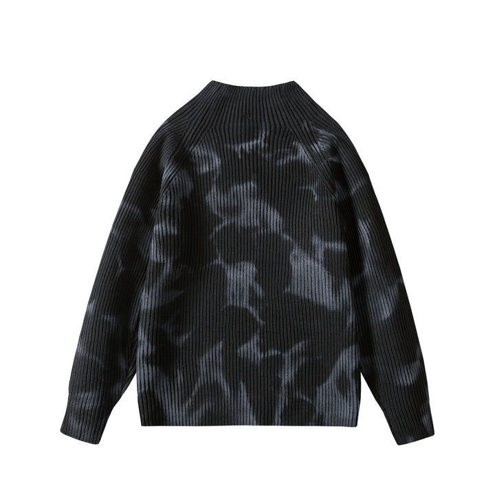 Damen Modischer Pullover mit elegantem Marmormuster Echoarchiv