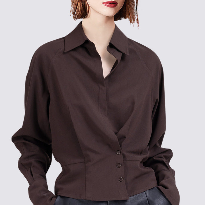 Damen Elegante Bluse mit innovativem Schnitt Echoarchiv