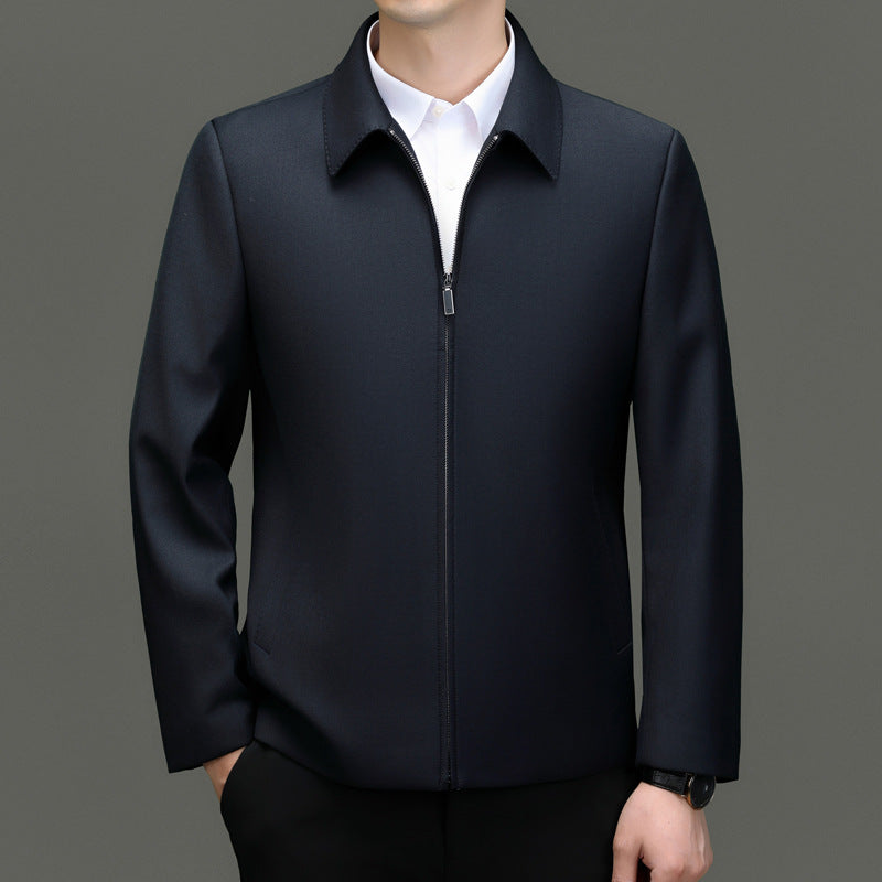 Herren elegante Übergangsjacke mit modernem Schnitt und praktischen Taschen Echoarchiv
