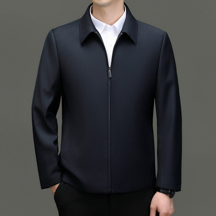 Herren elegante Übergangsjacke mit modernem Schnitt und praktischen Taschen Echoarchiv