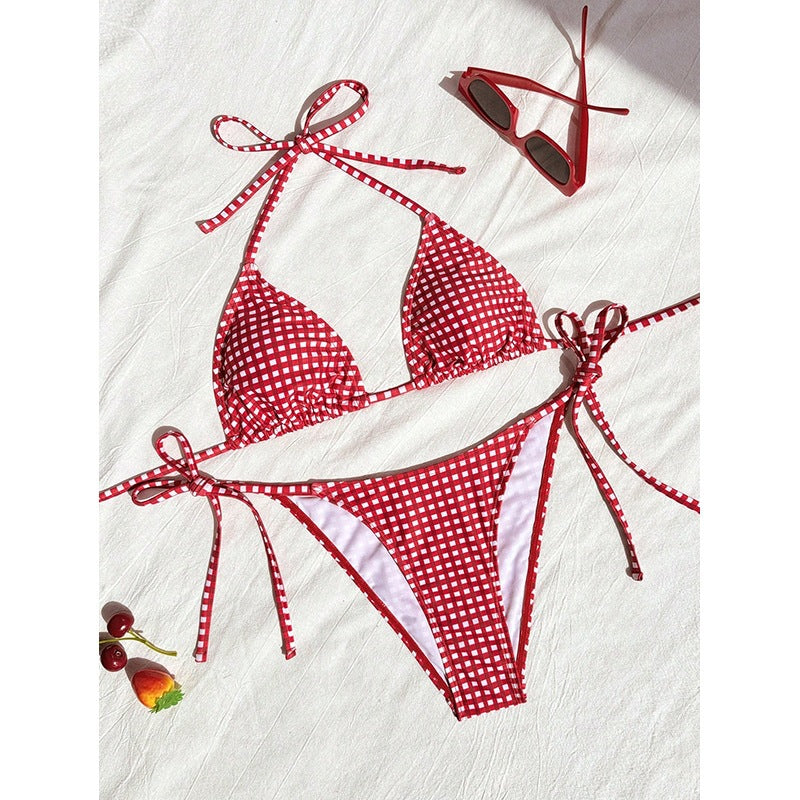 Damen Triangel-Bikini mit trendigem Leopardenmuster Echo Archiv