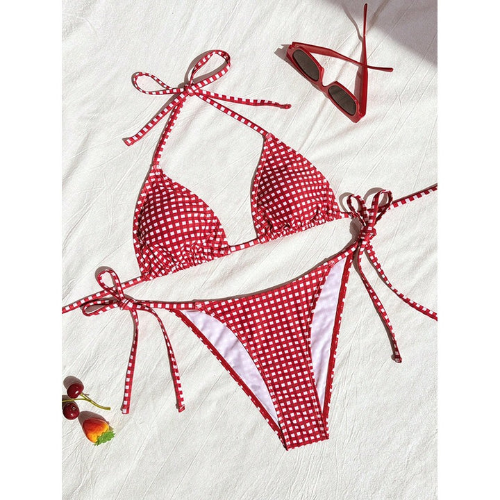 Damen Triangel-Bikini mit trendigem Leopardenmuster Echo Archiv