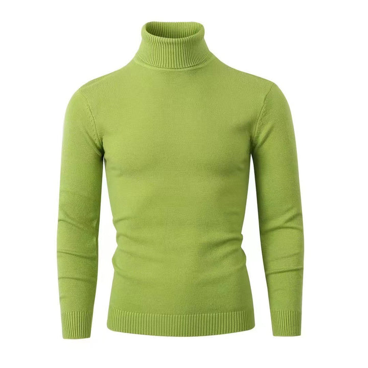Herren modischer Rollkragenpullover aus feiner Merinowolle Echoarchiv