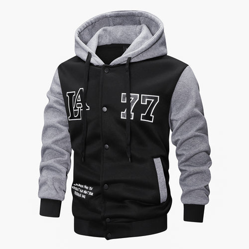 Herren Sportliche Kapuzenjacke Echo Archiv