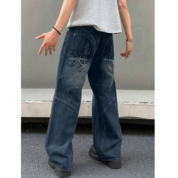 Damen Weit geschnittene Jeans Echoarchiv