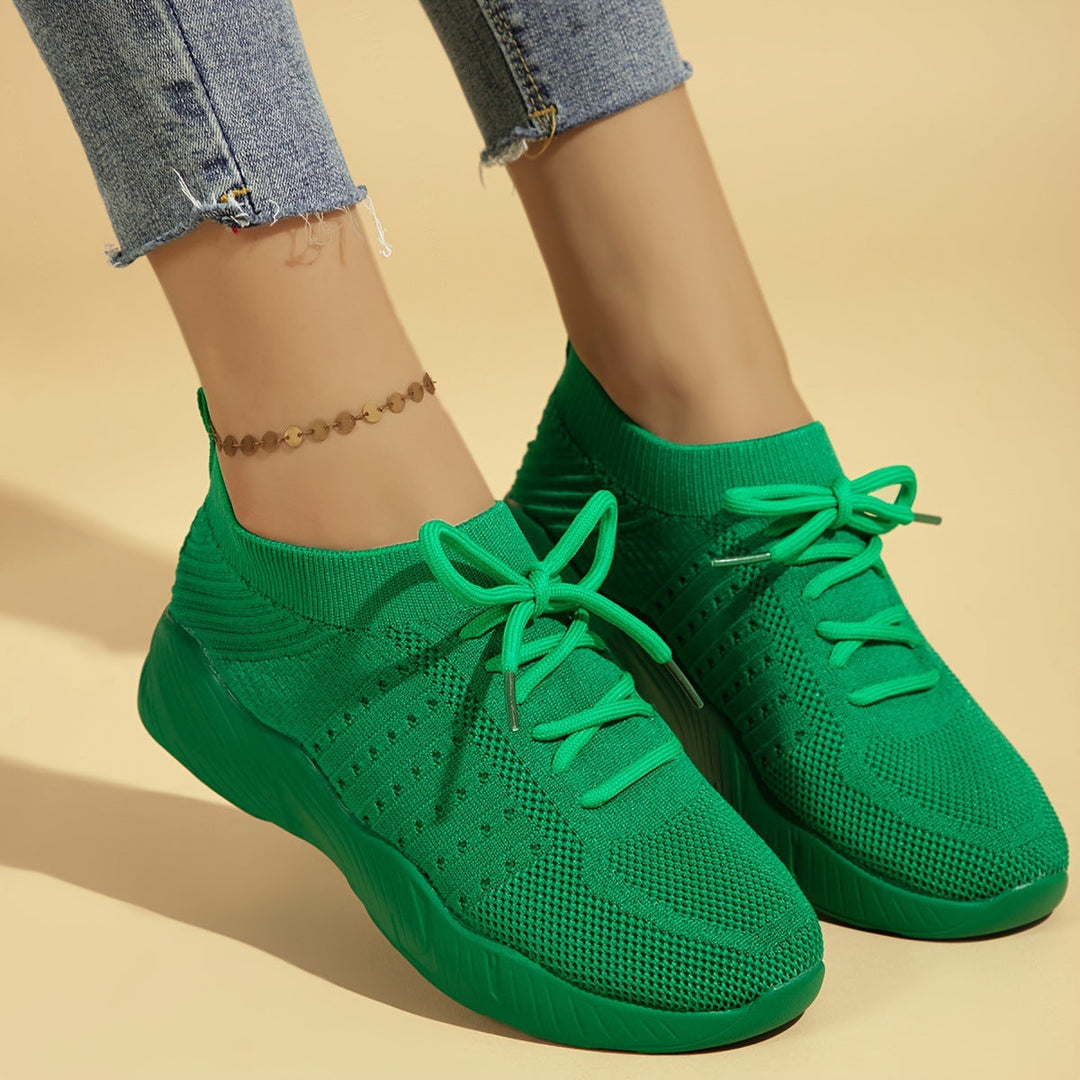 Damen atmungsaktive Slip-On Sportschuhe mit flexiblem Obermaterial – Lioré