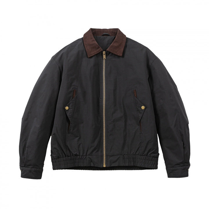 Herren Boxy-Field-Bomberjacke mit Cordkragen, Metallreißverschluss und elastischem Saum Echo Archiv