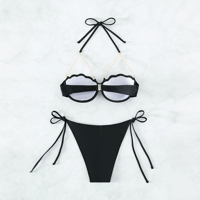Damen Push-Up-Bikini mit Muschel-Design Echo Archiv
