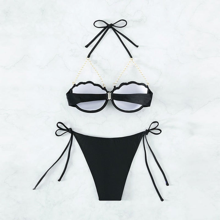 Damen Push-Up-Bikini mit Muschel-Design Echo Archiv