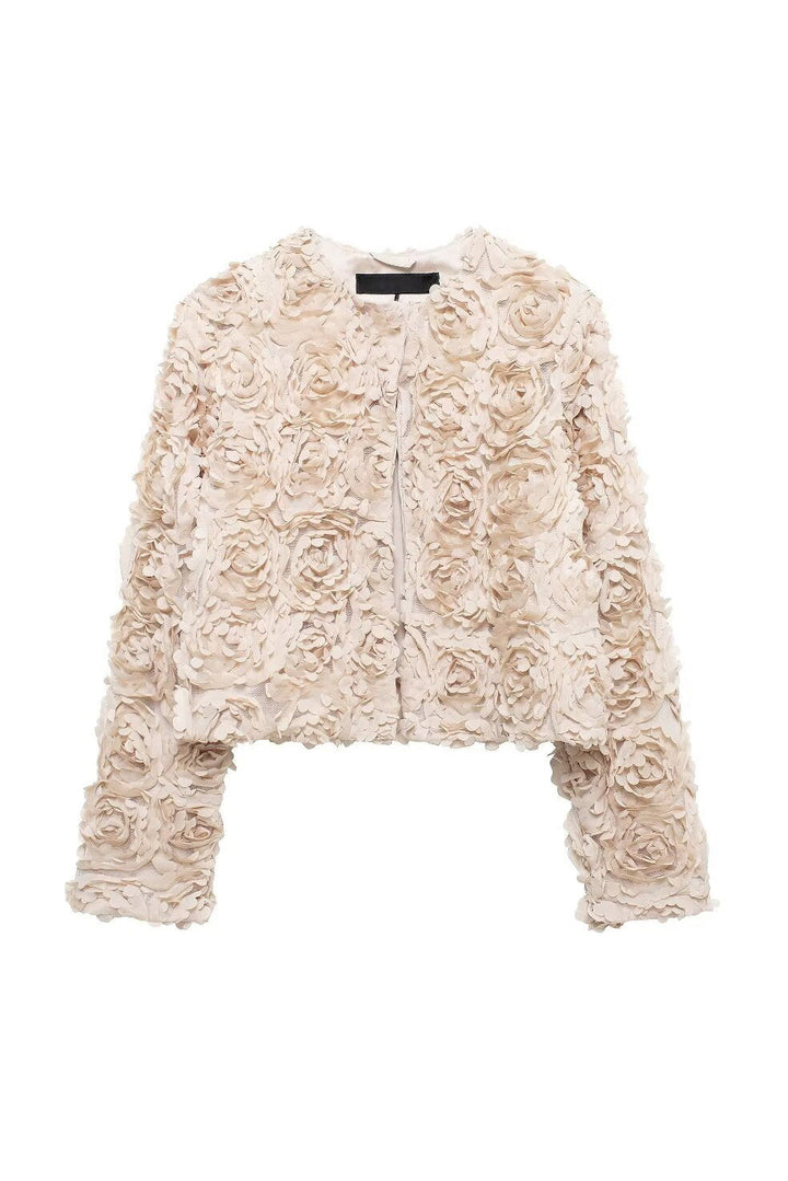 Echoarchiv | Floral Applikation Kurzjacke