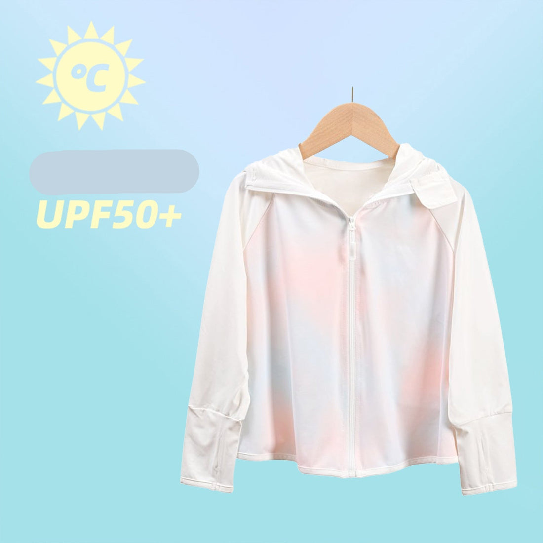 Damen Leichte und atmungsaktive Schutzjacke mit Kapuze – Célinea