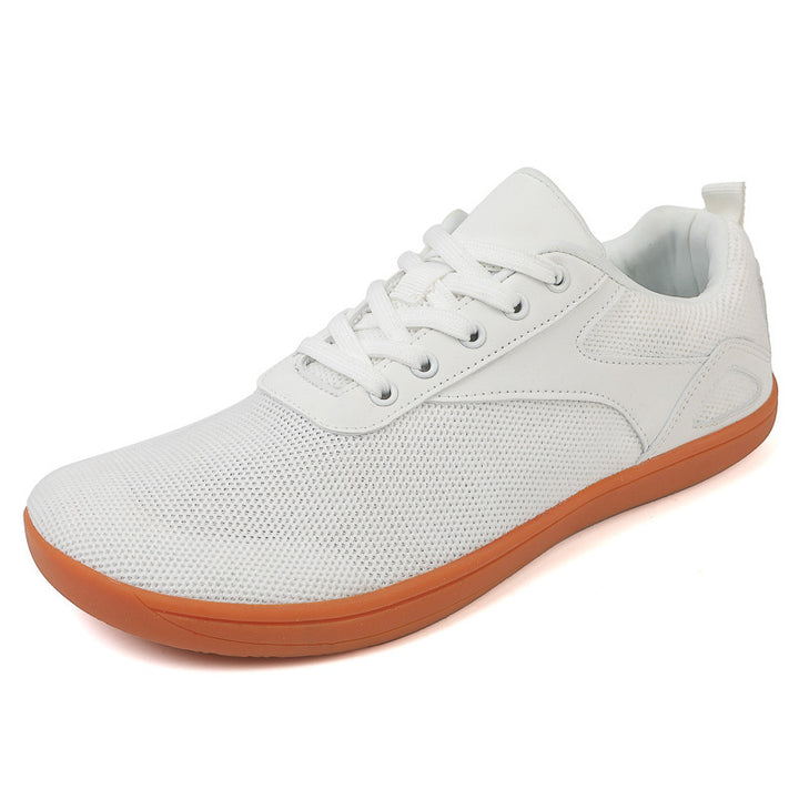 Unisex atmungsaktive Strick-Freizeit-Sneaker mit gepolstertem Fersenkragen und flexibler EVA-Laufsohle – Norré