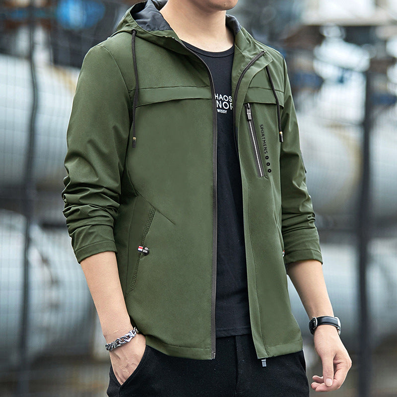 Herren Multifunktionale Sportjacke mit Kapuze Echo Archiv