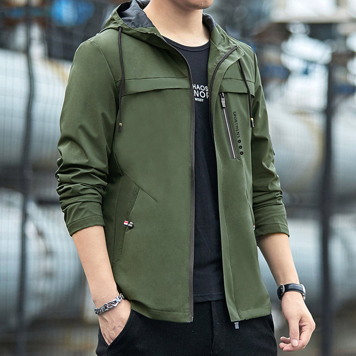 Herren Multifunktionale Sportjacke mit Kapuze Echo Archiv