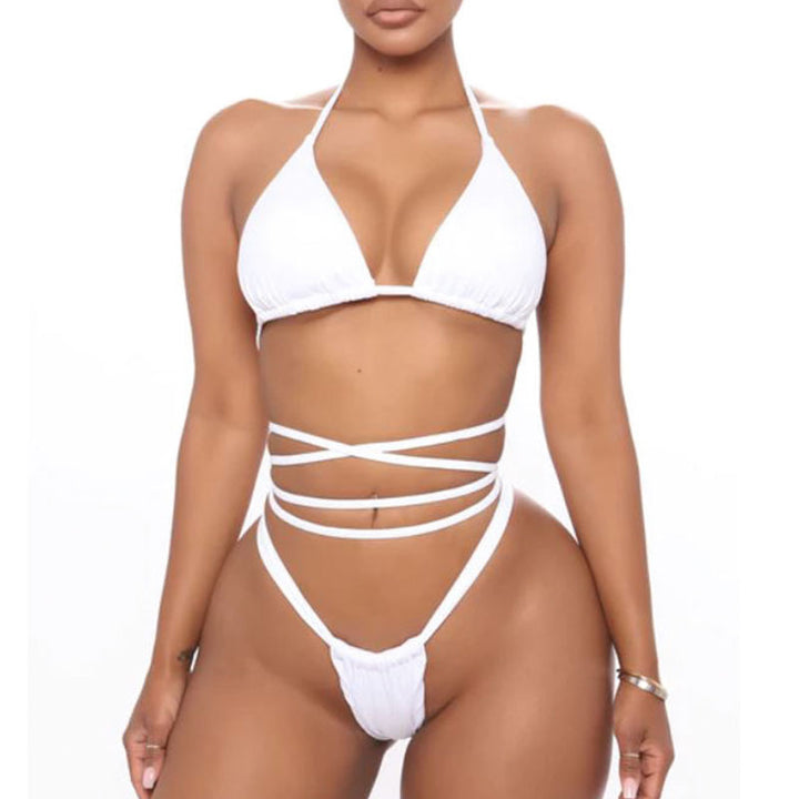 Damen Triangel-Bikini-Set mit raffinierten Schnürdetails Echo Archiv
