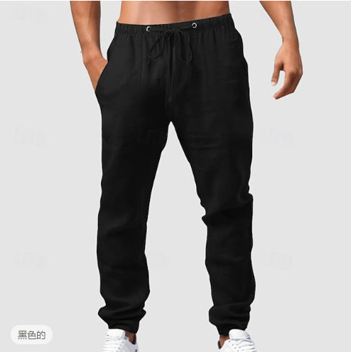 Herren Baumwoll-Jogginghose mit elastischem Bund und praktischen Taschen Echoarchiv