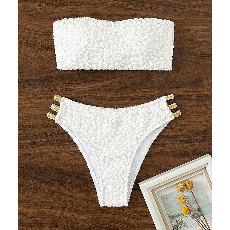 Damen Bandeau-Bikini mit eleganten Akzenten Echo Archiv