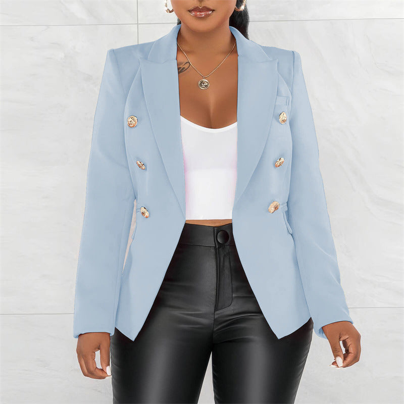 Damen Modischer Doppelt Gepknöpfter Blazer Echo Archiv
