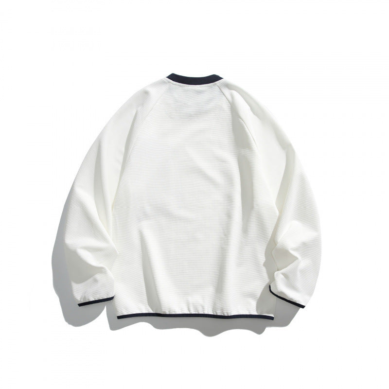 Unisex Oversize-Sweatshirt mit kontrastierter Brusttasche und Raglanärmeln Echo Archiv