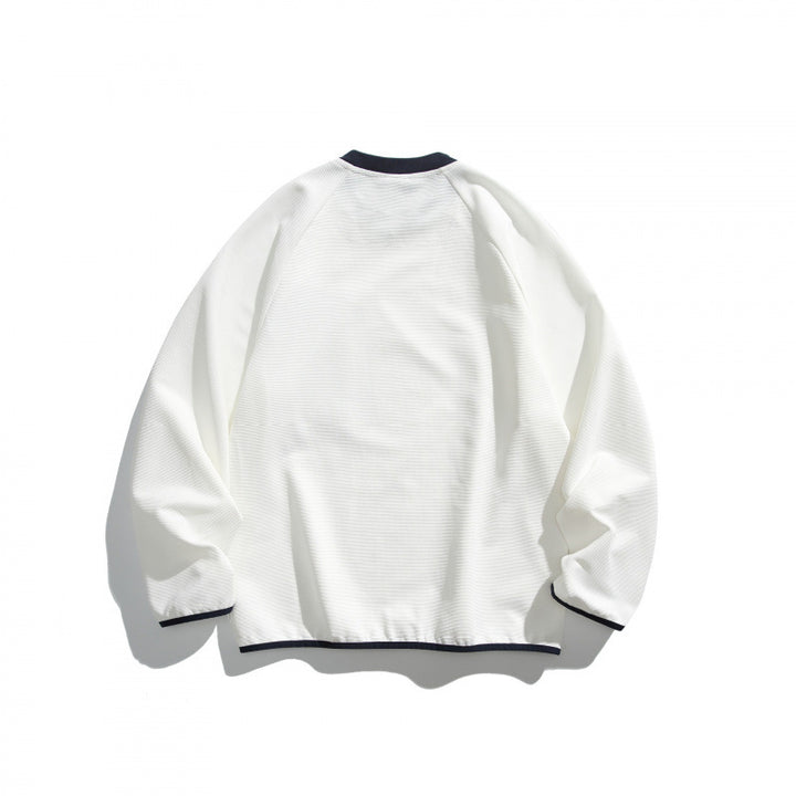 Unisex Oversize-Sweatshirt mit kontrastierter Brusttasche und Raglanärmeln Echo Archiv
