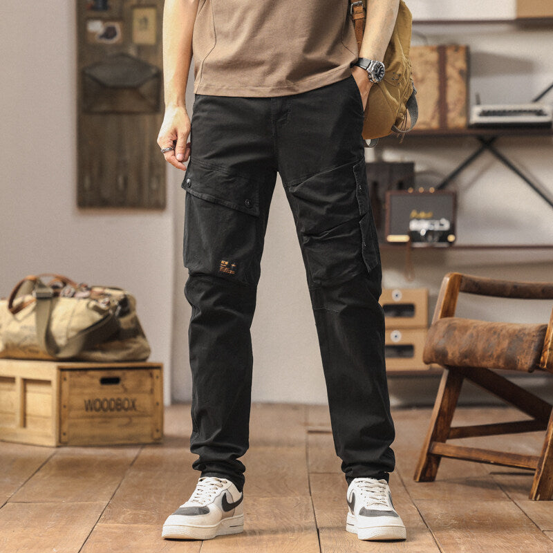 Herren robuste Cargo-Hose mit multifunktionalen Taschen Echoarchiv