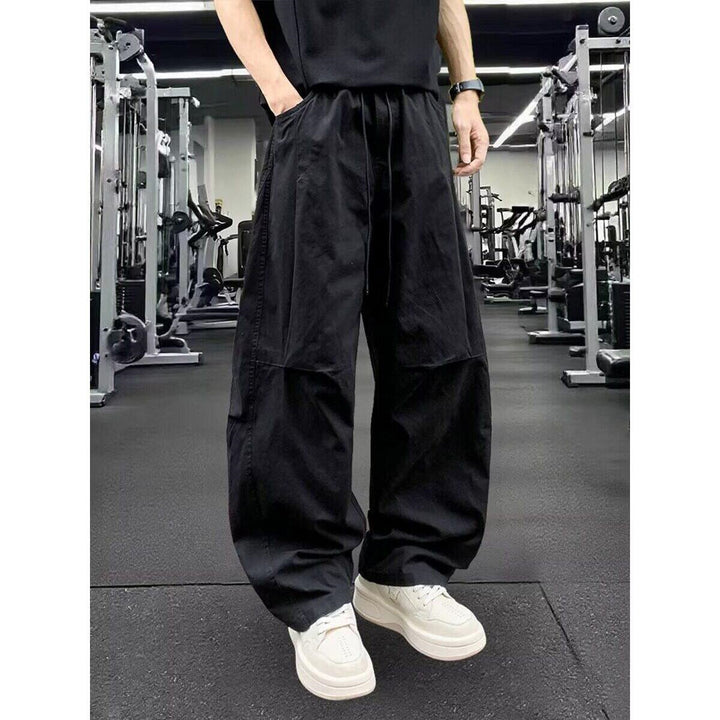 Herren Bequeme Cargo-Hose mit weitem Bein Echoarchiv