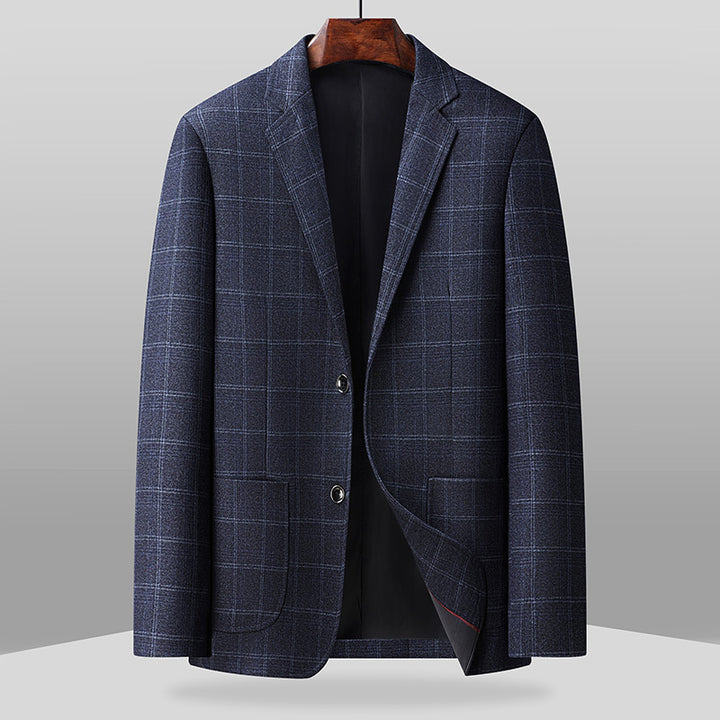 Herren Kariertes Sakko im Casual-Blazer-Stil mit dezenter Struktur Echo Archiv